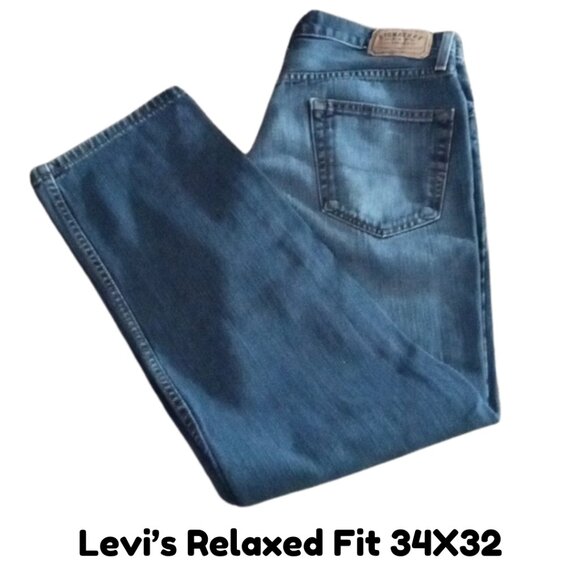Levi's Relaxed Fit 34X32 - Picture 1 of 14